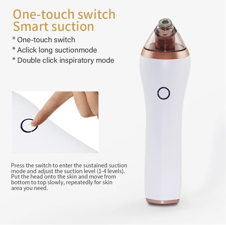 2022 New Beauty Instruments Phone Linked Display WiFi Visual Suction Pore Vacuum Blackhead Remover With Camera