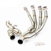 BULLS MOTOR Full Curved Motorcycle Exhaust System For Yamaha R6 2006~2018 with akrapovics /SCs motor silencer