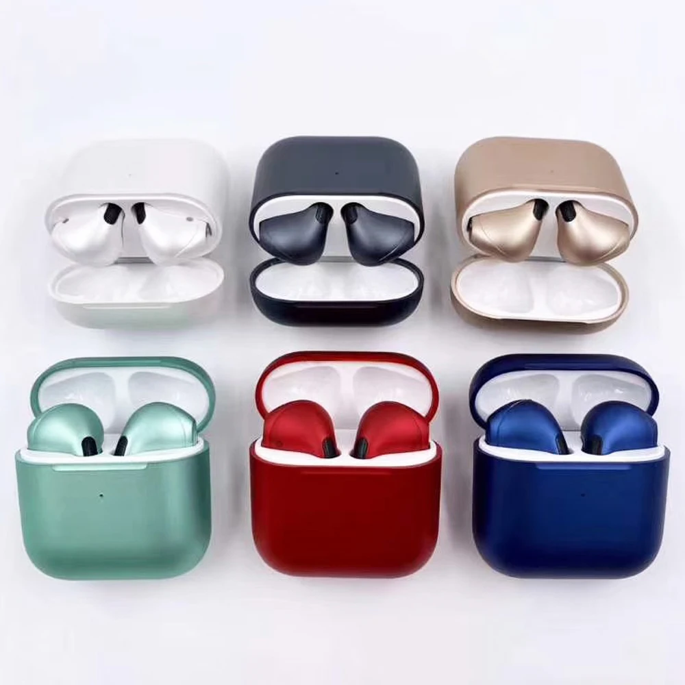 

In stock Air Pro 4 Super Pop-Up Colorful Touch Control Smart Sensor Earphone Headset i90000 Pro Tws I3 Wireless Earbuds