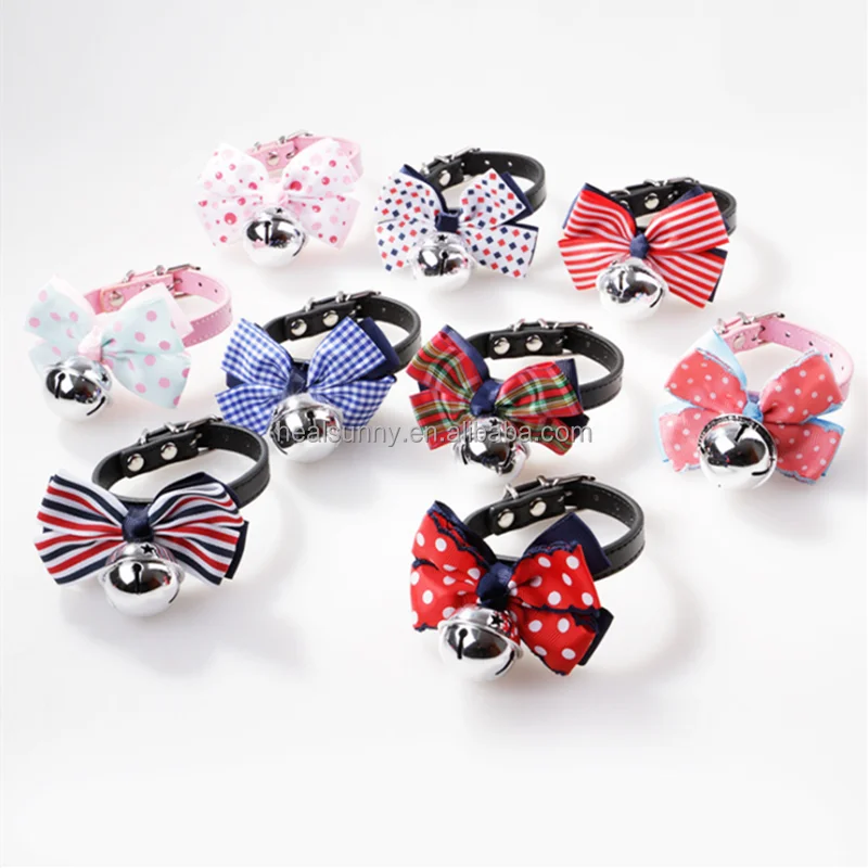 

Professional Manufacturer Supplier Pet Dog Bow Collar Tie With Bow Tie For Dogs