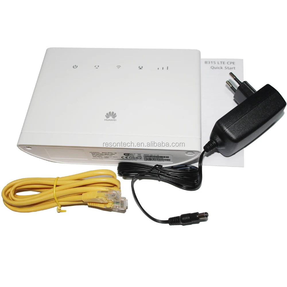 

Global Version Original Hua wei B315 B315S-607 4G LTE CPE Router Support FDD B1/3/7/8/28/40, White