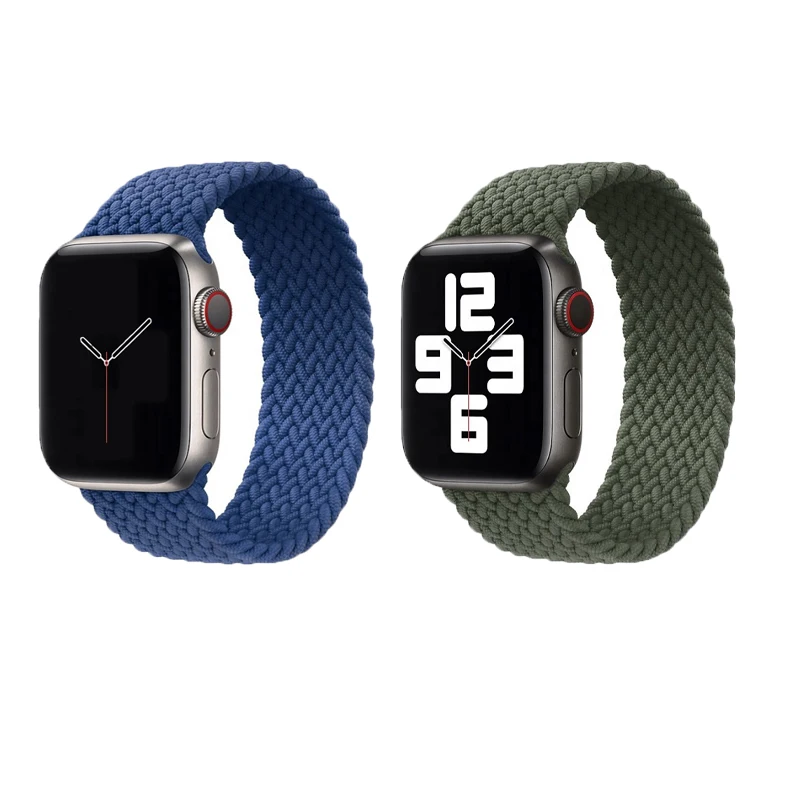 

High elastic woven loop strap suitable for apple series 6 smart watches