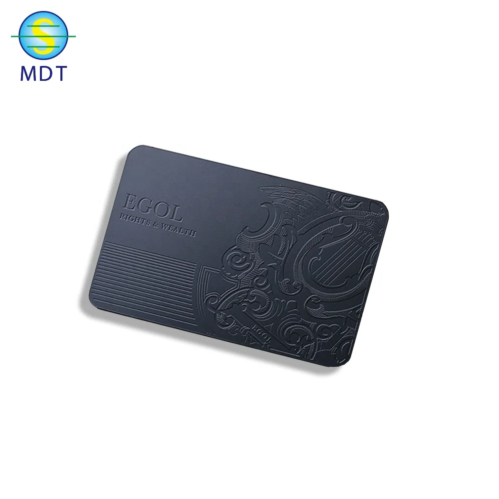 

MDT O stainless steel material gift cards sliver metal business card promotion
