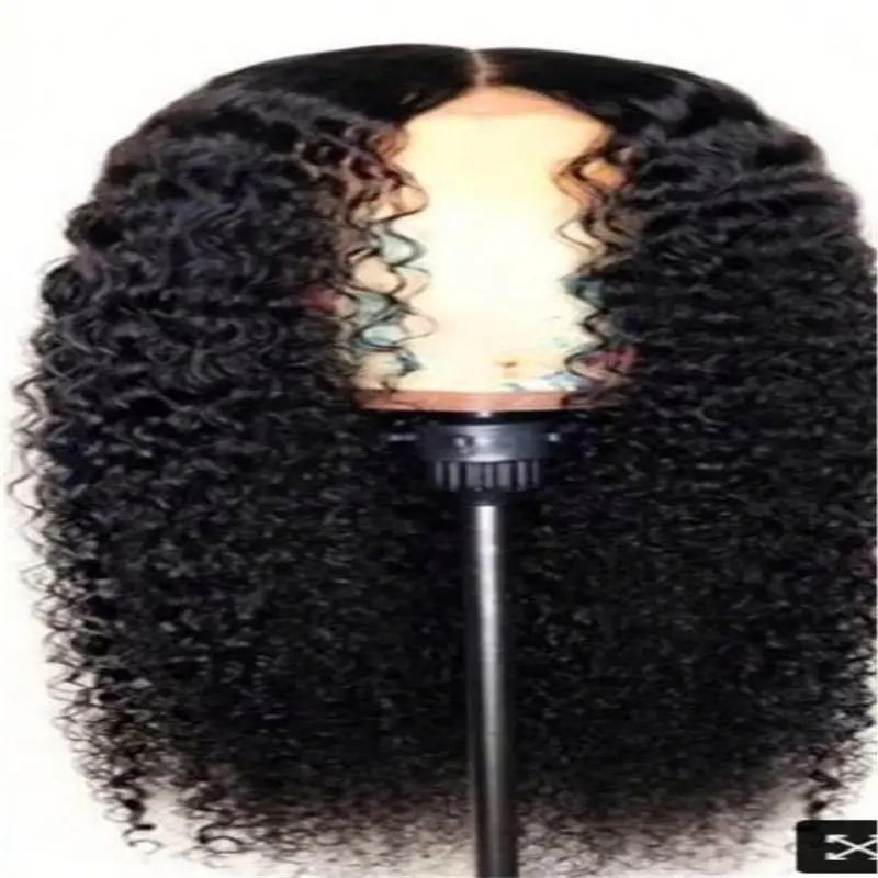 

Jh European Female Wigs Natural African Small Curly Explosive Head Long Curly Hair Chemical Fiber Wig Headge