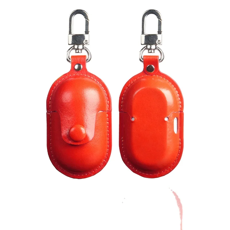 

Multi-color matte and shiny leather headphone case sublimation pebble leather case for samsung galaxy buds pro case, 13 colors