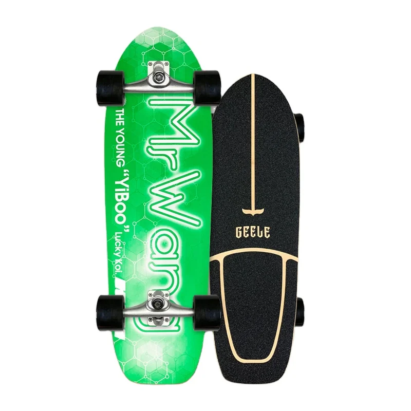 

Pre-sale CX4 Highly Smooth Surf Land Skateboard Maple Single Kick Carving Cruiser Skate Board Pumping Sport Outdoor
