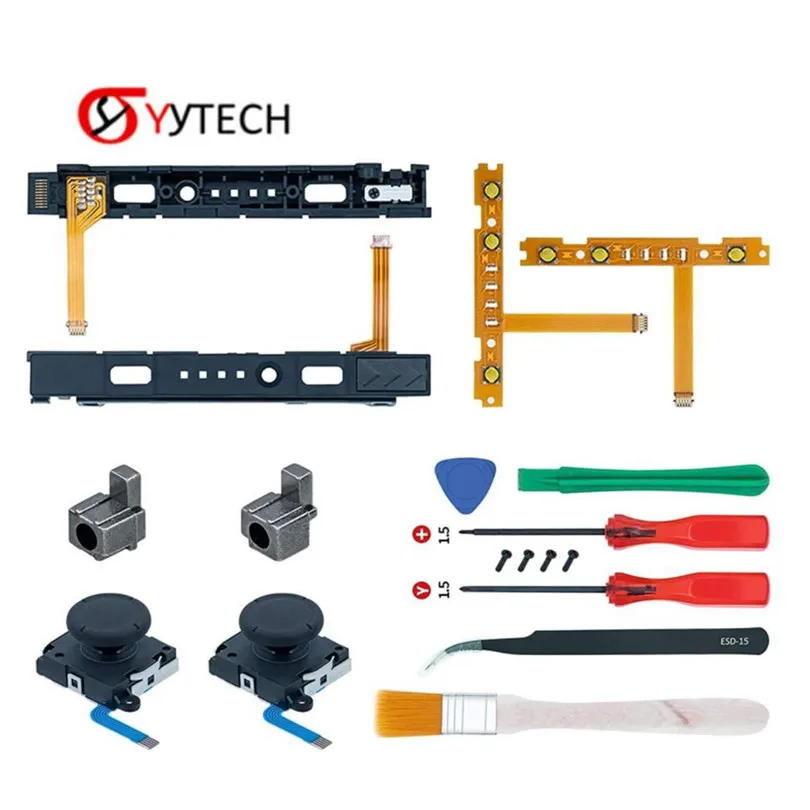 

SYYTECH Joystick Rail Slider Repair Tool Kit for NS Nintendo Switch Console Gaming Accessories