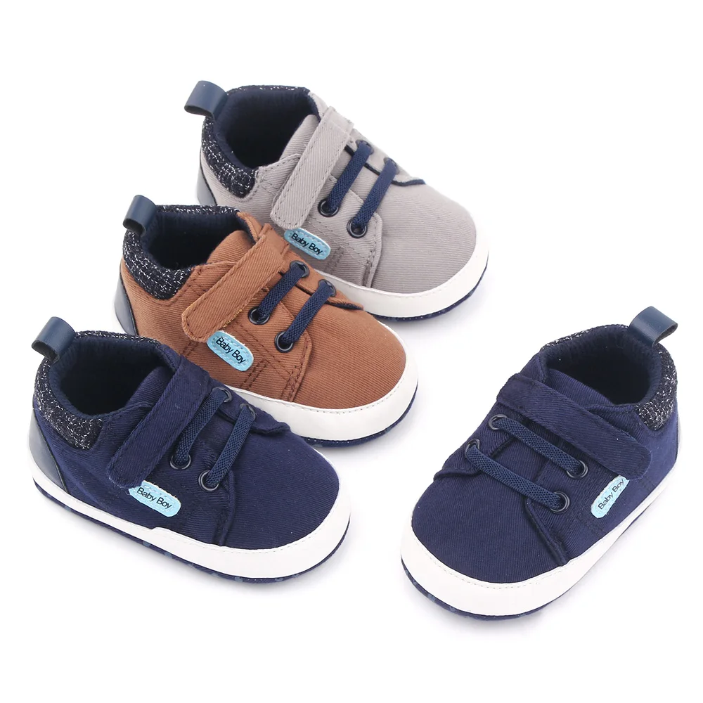 

Casual baby shoes boy canvas toddler shoes kids walking shoes wholesale, 3 colors
