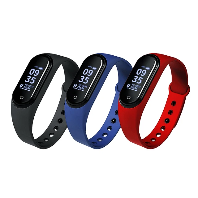 

2021 latest Hot Sale Smartwatch M4 Heart Rate Sleep Smart Band Color Screen Smart Bracelet M4