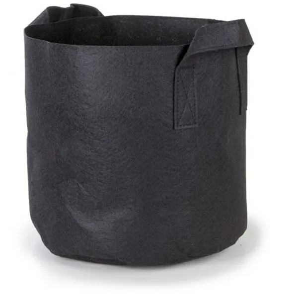 

3 gallon 5 gallon 7 Gallon Planter Grow Bags Fabric Pots Garden Potato felt grow bags, Black