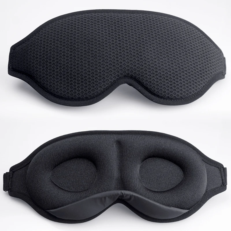 

amazon top seller eye sleeping mask 3d contoured sleep mask memory foam concave eye mask with earplug