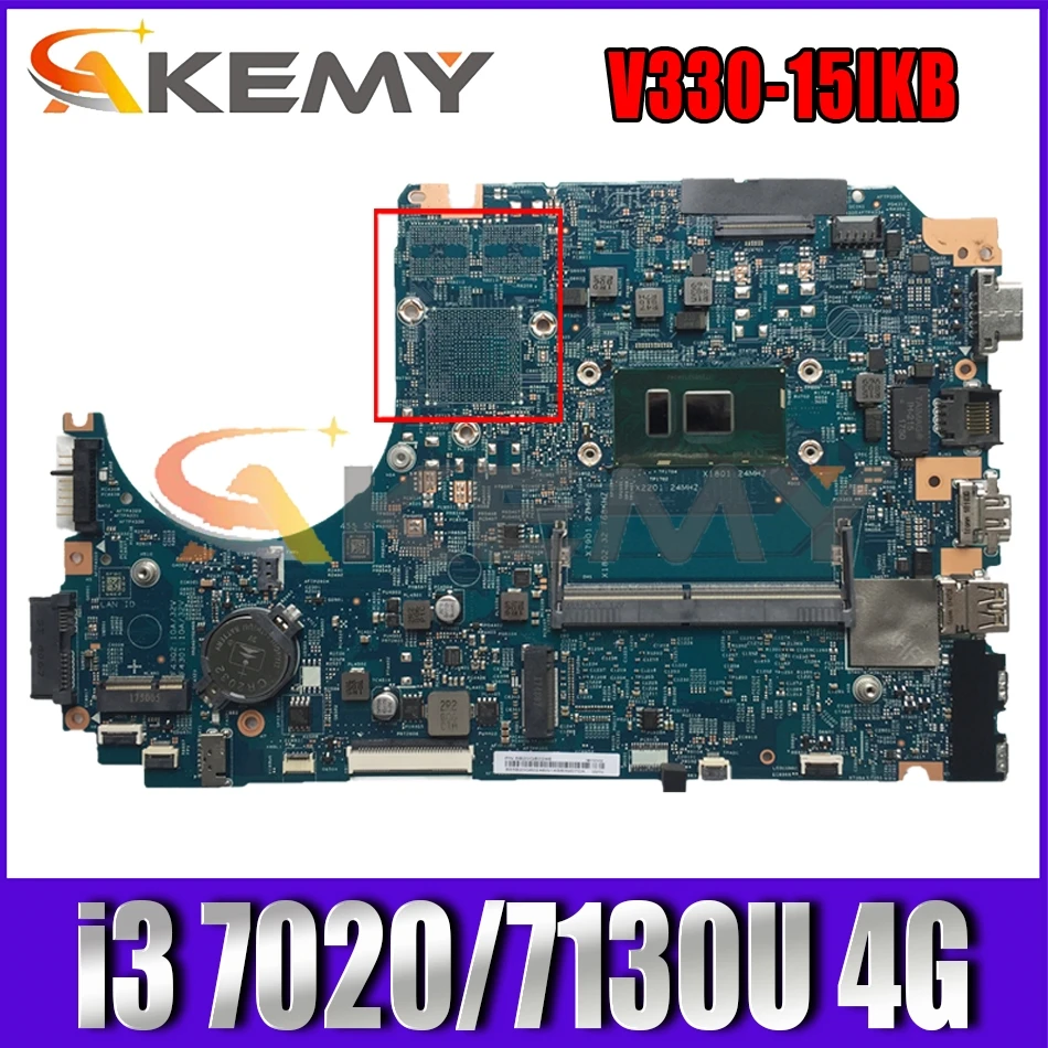 

Mainboard For V330-15IKB laptop motherboard LV315KB 17807-3 448.0DC04.0031 with CPU i3 7020/7130U 4G RAM Mainboard