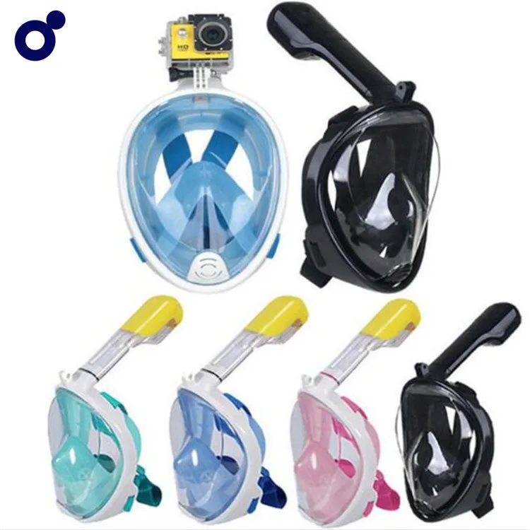 

Dopoda 2021 New Arrival snorkel full face mask for Adult, Blue/ black/green/ pink/red