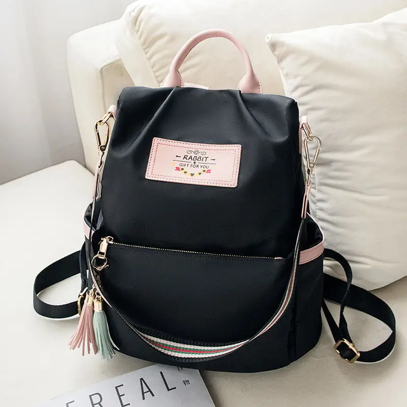 

2022 high quality school bag shoulder bag fashion zipper ladies vintage purse backpack for women, 3 colors or customized
