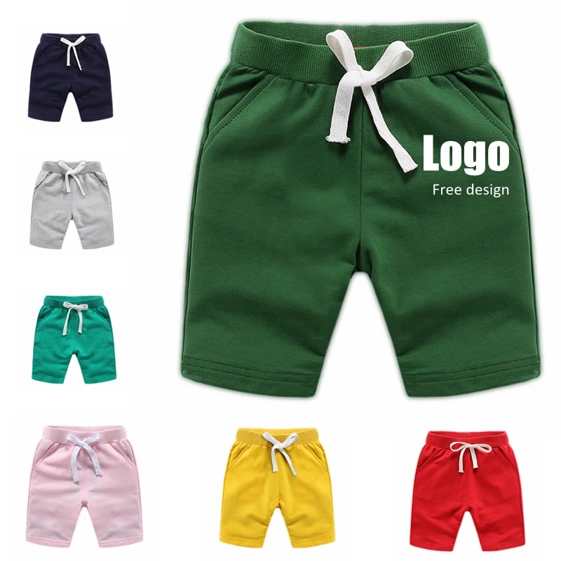 

baby clothes kids boy's shorts custom kids clothing summer cotton shorts for boys girls kids custom shorts set, Picture