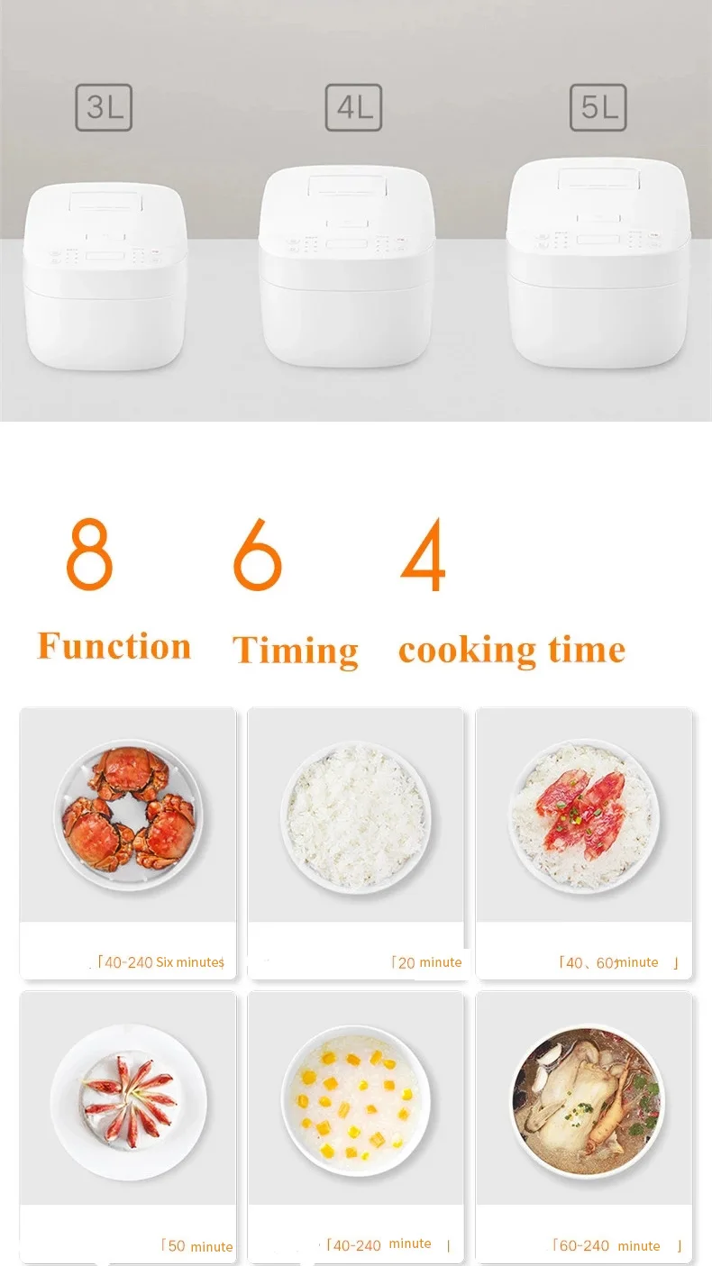 Xiaomi Electric Rice Cooker C1 Intelligent Multifunctional Automatic 3l