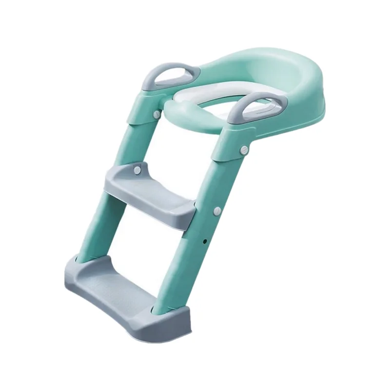 

Plastic Folding Potty step stool toilet trainer ladder children toilet ladder portable baby ladder toilet, Grey/pink/blue/green