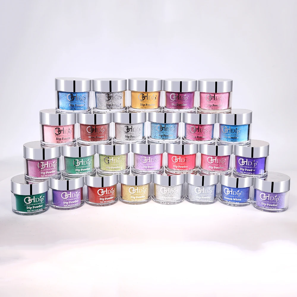 Chrome Dip Powder Nail Effects Acrylic Dipping Powder 2in1 use