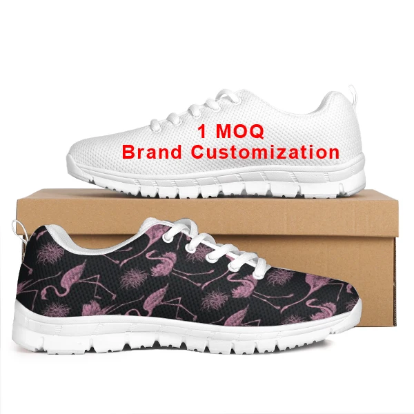 

FORUDESIGNS 2020 white blank mesh sneakers print on demand man and woman running shoes promotional gift sublimation shoes, Customized