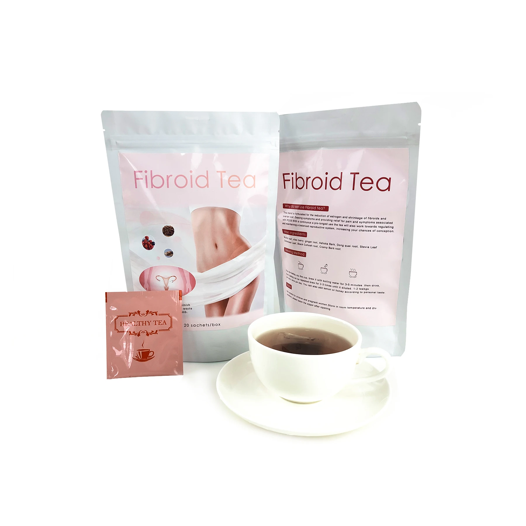 

Organic private label 100% nature herbal fibroid tea to warm womb detox fertility solution Woman Health products