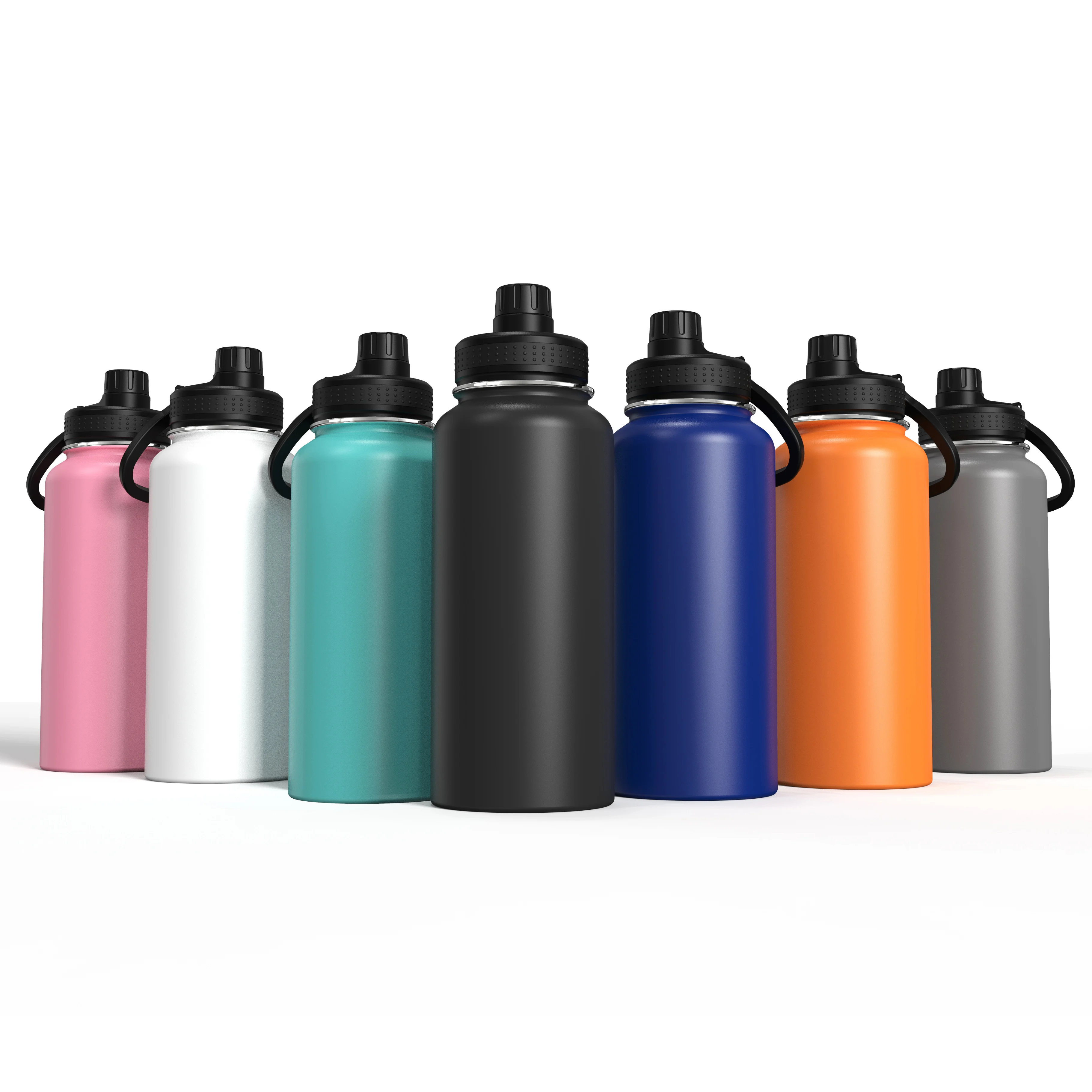 

RTS MOQ 25pcs 32OZ Stainless Steel Insulated Customize Logo Hydro Double Walled Drinking Outdoor Water Bottle
