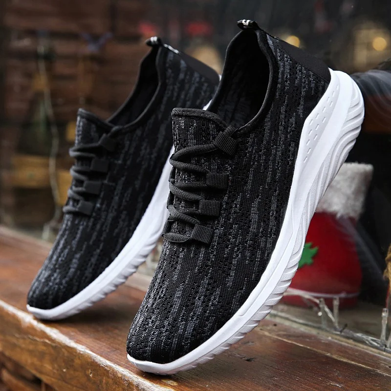 

1807 hot fashion sneakers custom Mesh surface light Weave man shoe trainers sports sneakers shoe Brand lightweight shoes