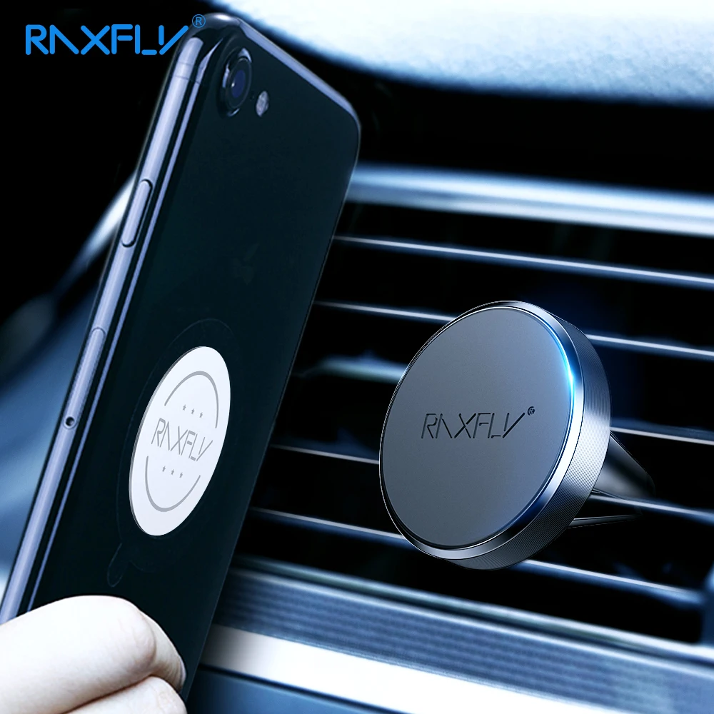 

Free Shipping 1 Sample OK Universal Car Air Outlet Phone Holder Stand RAXFLY Magnetic Air Vent Mount Mobile Phone Holder