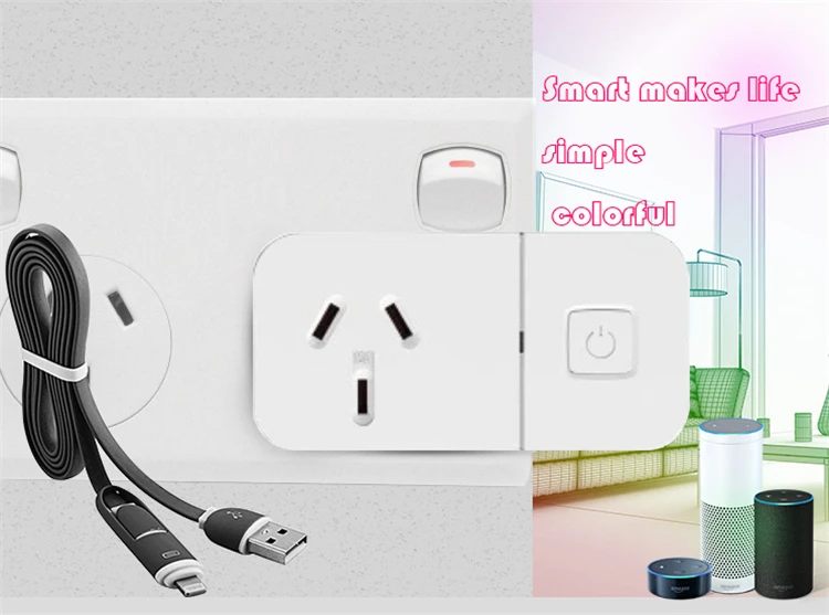 Smart home wifi Plug Australia Support Mobile Phone Operation Tuya Google home Smart Plug AU