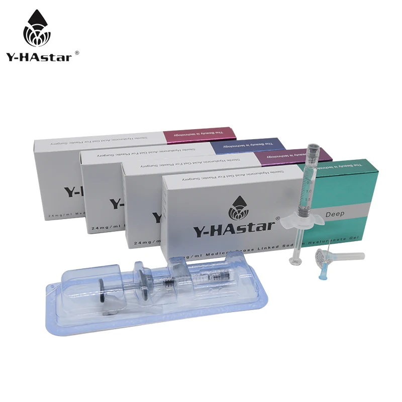 

Dermal filler manufacturer hyaluronic acid injection filler ha 2ml, Transparent