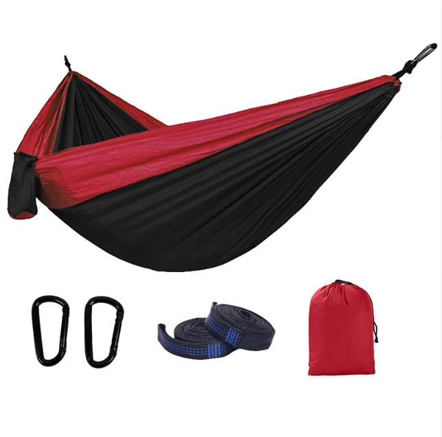 

Hot Selling Factory Wholesale Outdoor Double Person Ultralight Hammock Hiking Camping, Customized