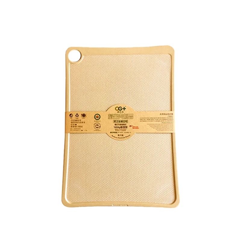 

2020 Best Selling Products Kitchen Biodegradable Leakproof Non-slip Natural Wheat Straw Chopping Cutting Board