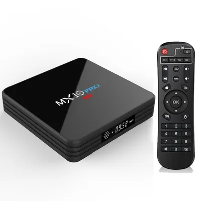 MX10 PRO 4GB/32GB Network Set-top box 4K Dual-Band WIFI Android8.1 smart set top