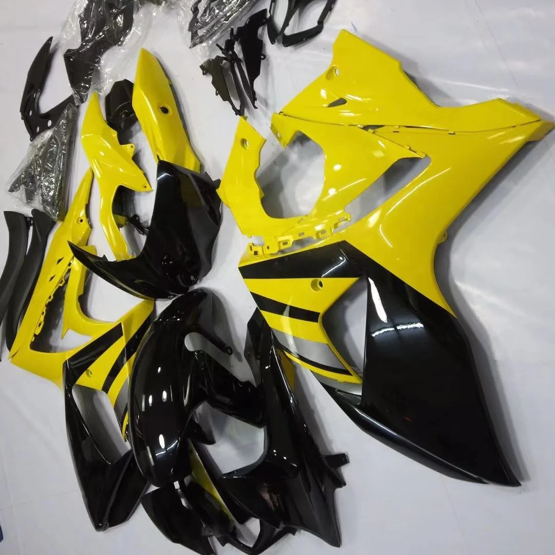 

2021 WHSC ABS Plastic Fairings Kit For SUZUKI GSXR1000 2009-2010 Fairing Kit Black Yellow, Pictures shown