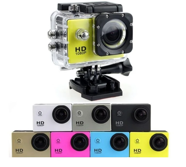 

1080P Full HD Action Digital Sport Camera 2 Inch Screen Under Waterproof DV Recording Mini Bicycle Photo Video Cam