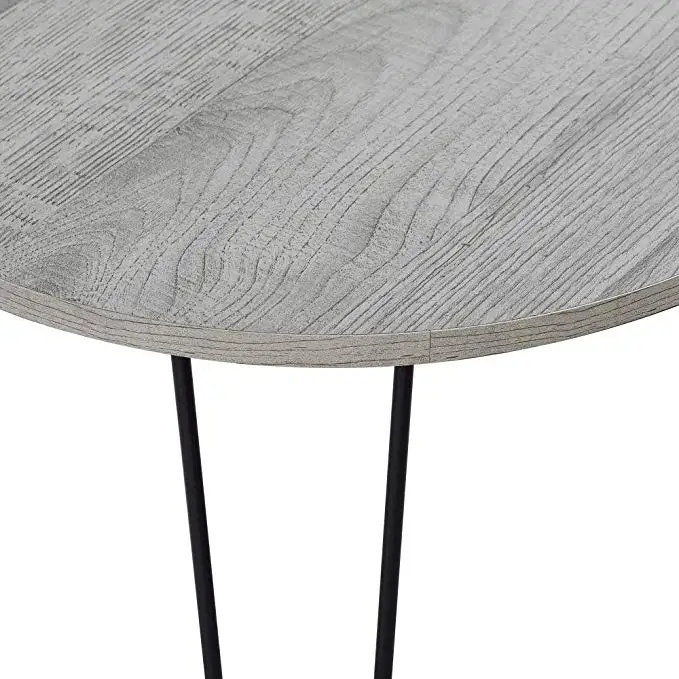 
metal wood side table modern coffee table with SGS certificate 