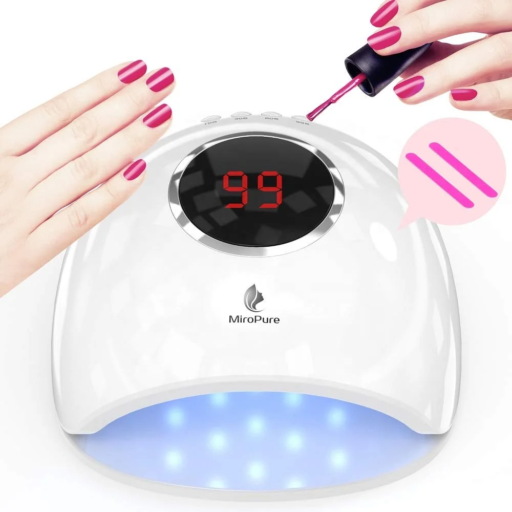 Miropure Gel UV LED Nail Lamp for EU market wholesales and distributors with inventory in EU warehouse