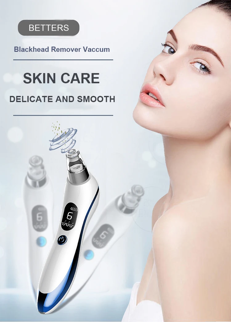 2021 New Style USB Blackhead Remover Face Pore Vacuum Skin Care Acne Pore Cleaner Pimple Removal Vacuum Suction Tools