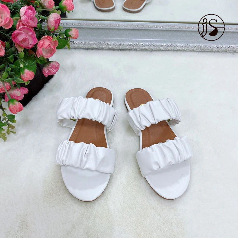 

Cloud pattern elastic ribbon women slides slippers, Picture