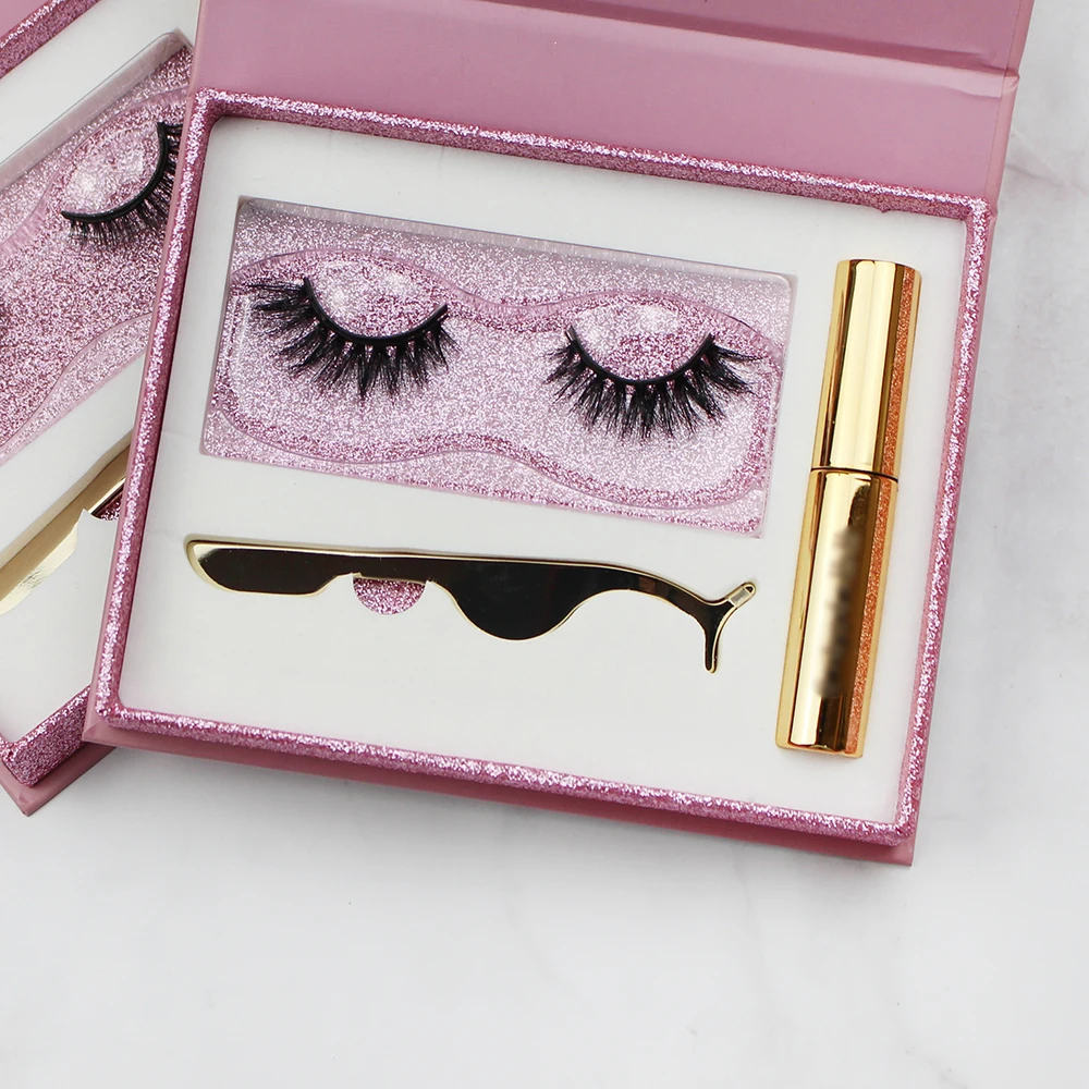 

Private Label Wholesale 3d Magnetic With Own Brand 5 Magnet Magnetic Lashes Magnetic Eyeliner Set Provide Free Sample