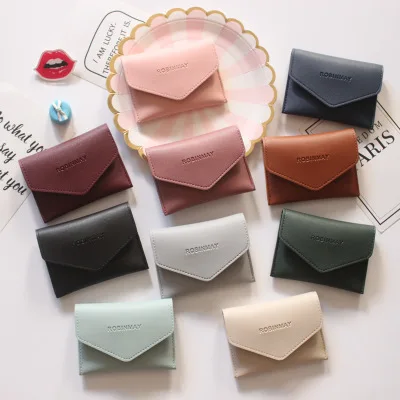 

Ultra-thin short mini small coin purse designer simple envelope small coin purse