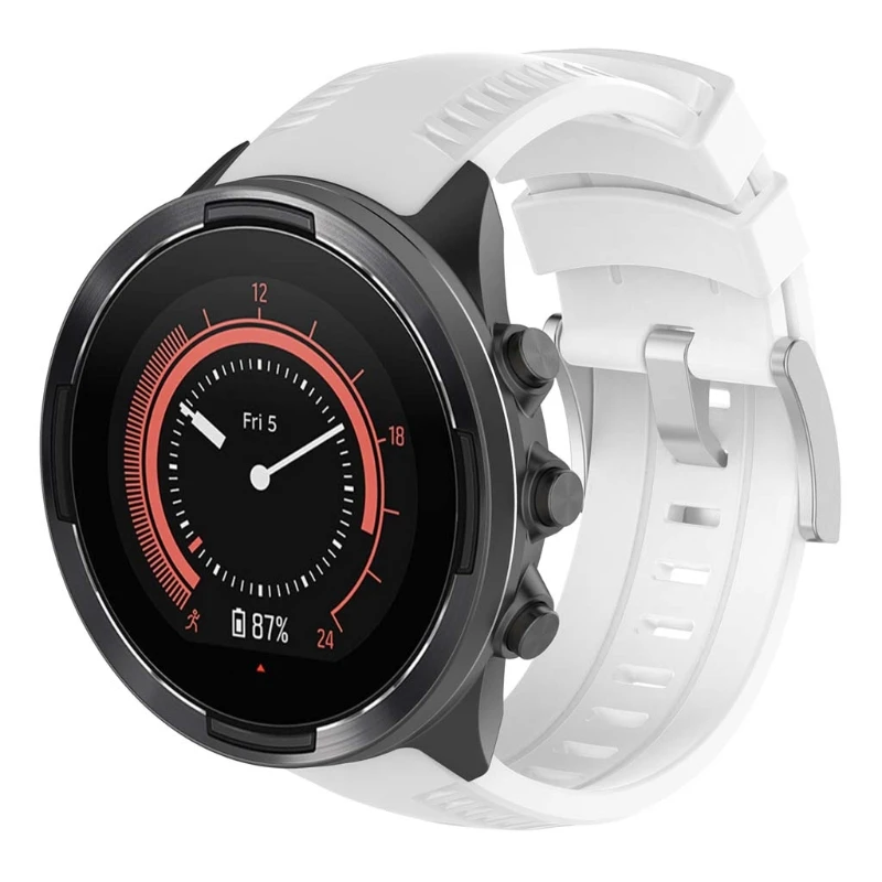 

Silicone Sports Bracelet Wrist band Strap for SUUNTO 9 Multisport GPS Watch Watchband for SUUNTO9 Straps Watchbands