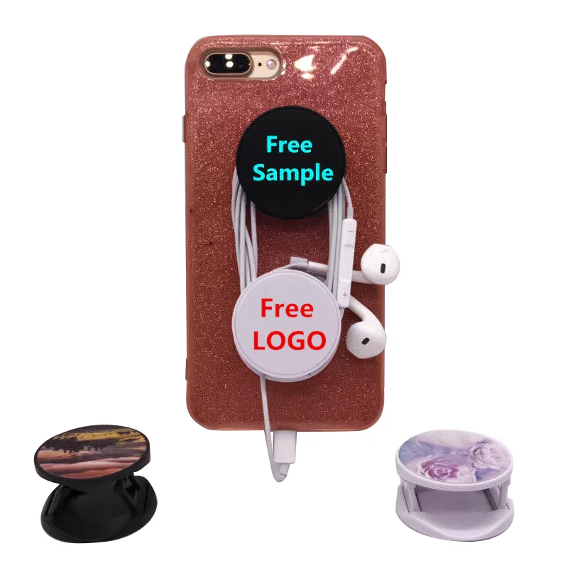 

Trends 2021 amazon free custom full color logo foldable cell car phone holder accesorios para celulares, Multi color