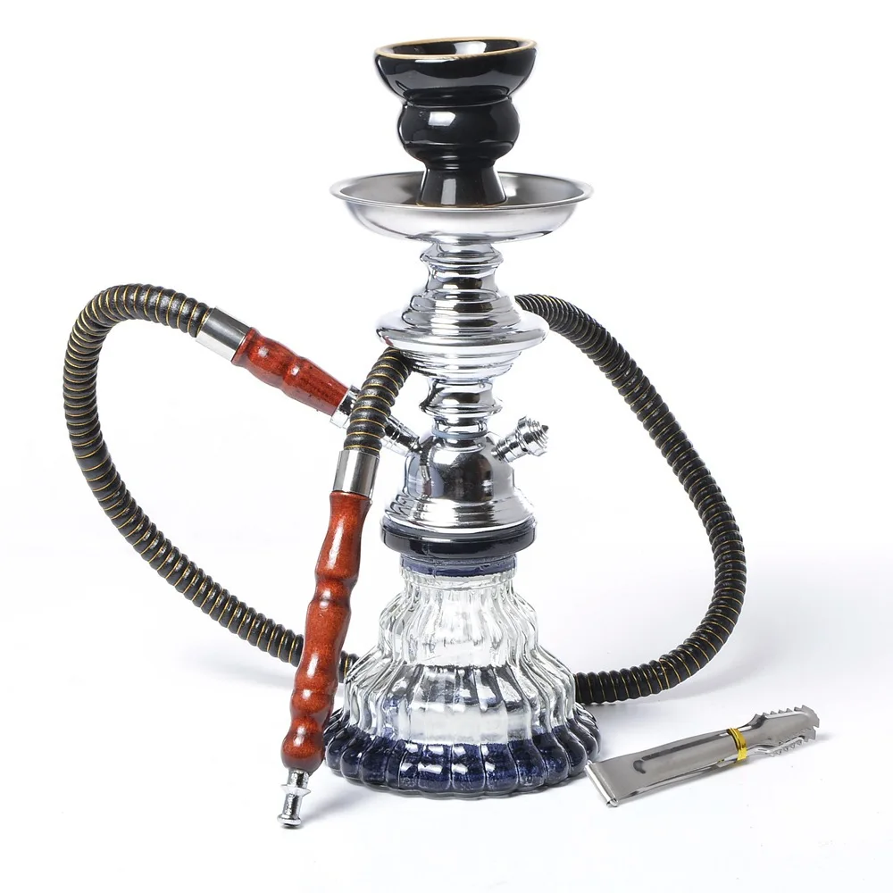 

2021 factory direct hot selling NEW small size Arabian glass hookah suit products bar hookah shisha set, Mix color