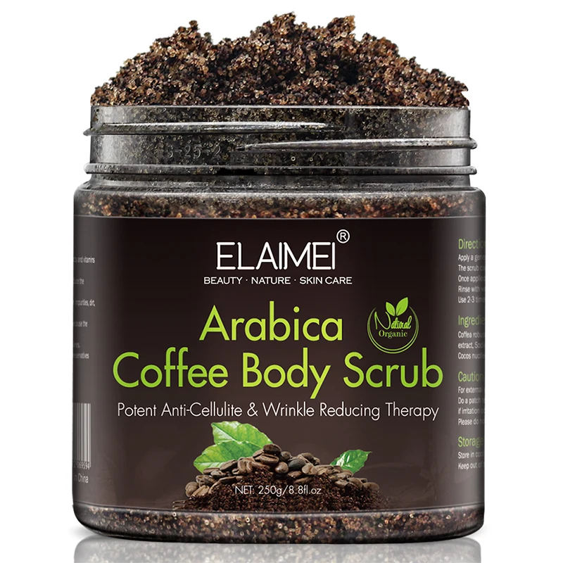 

Natural Coffee Scrub with Organic Coffee Body Scru, Anti Cellulite and Stretch Mark treatment