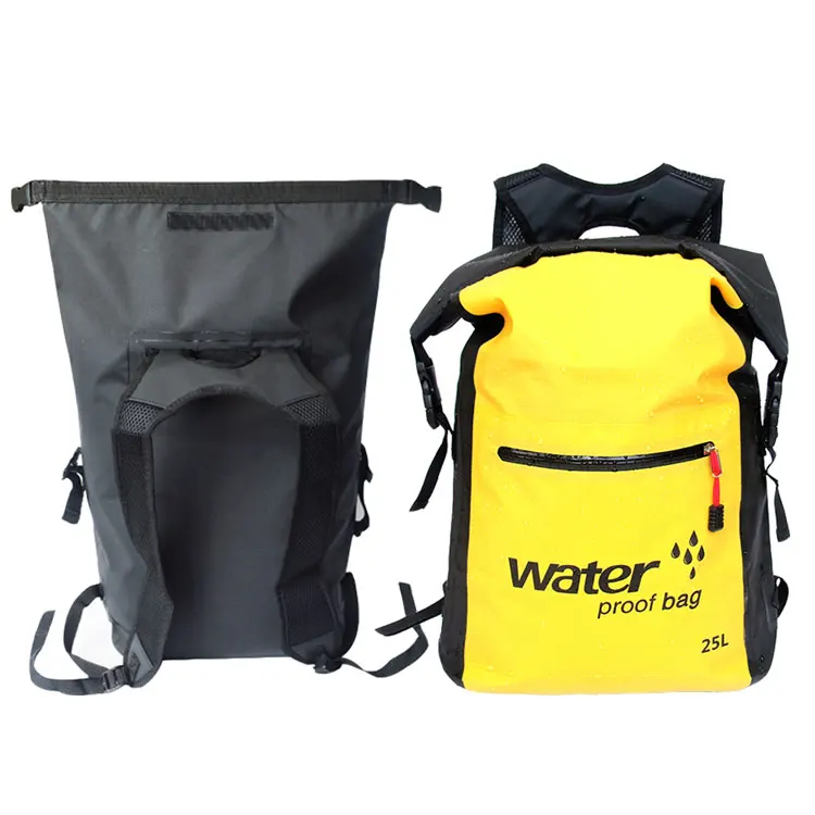 

OEM Available Heavy Duty Roll Top Backpack PVC Tarpaulin 100% Waterproof Lightweight Dry Bag, Customized