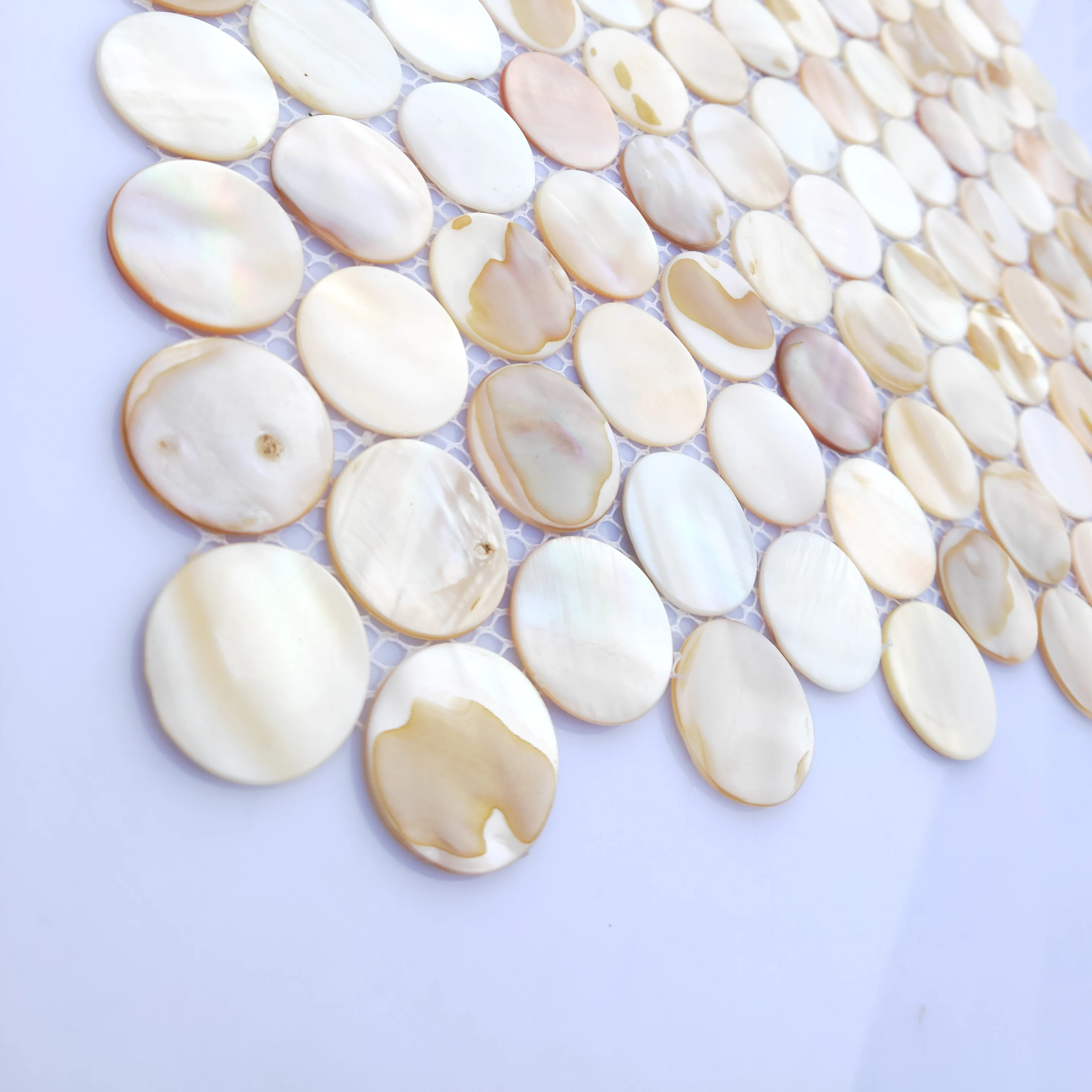 水花马赛克瓷砖母亲的珍珠贝壳墙鲍鱼贝壳马赛克瓷砖圆