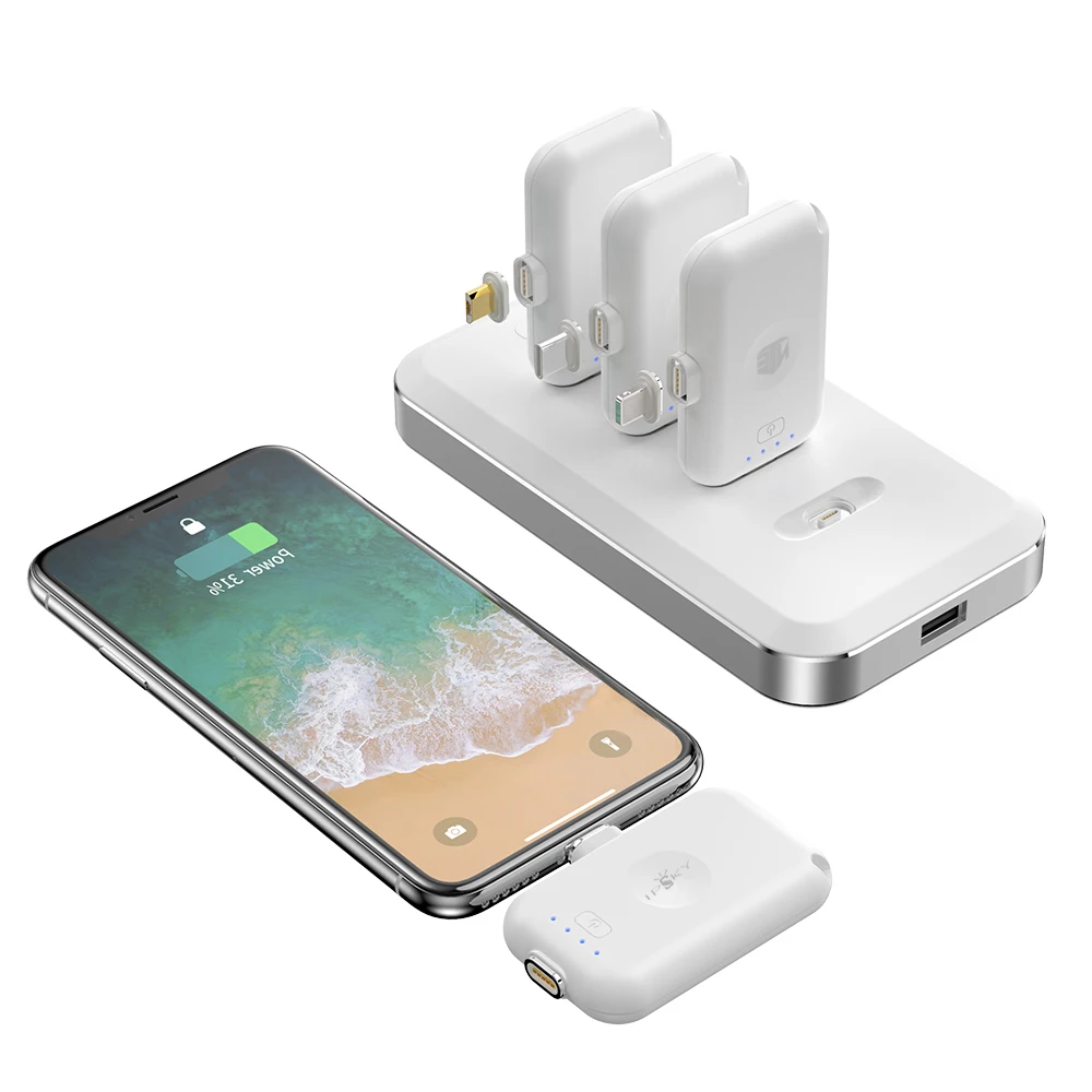 2019 NEW trending wireless Digital Display Power Bank 12800mah ture mobile mini portable magnetic wireless charger power banks