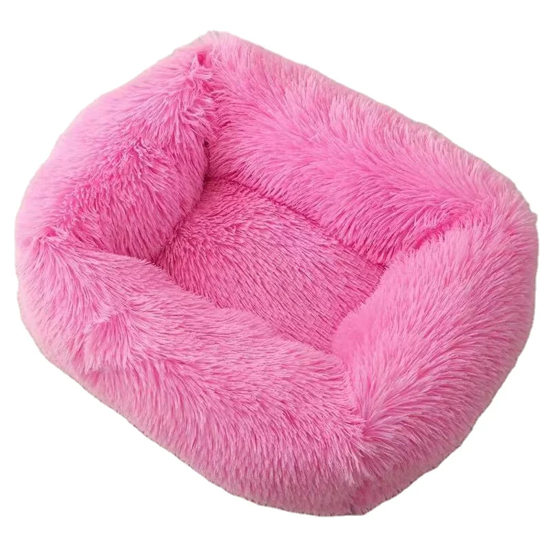 

Super Soft Dog Bed Washable long plush Pet Kennel Deep Sleep Velvet Mats Sofa For Chihuahua Dog Pet Bed, Picture