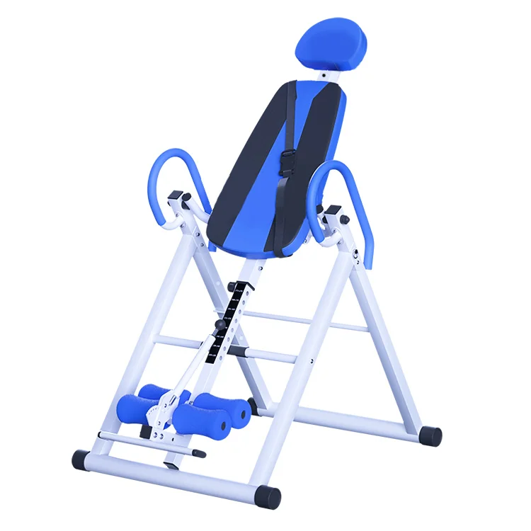 

AMAZON TOP SALE inversion table factory directly offer home gym products spine inversion therapy table, Bule