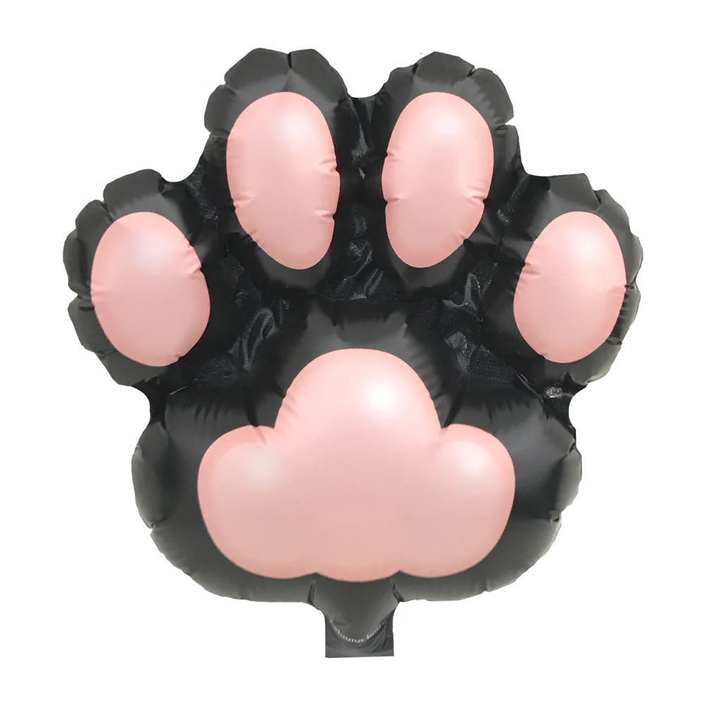 Kids Party Doggy Cats Paw Shape Pads 5inch Animal Foil Balloon Buy